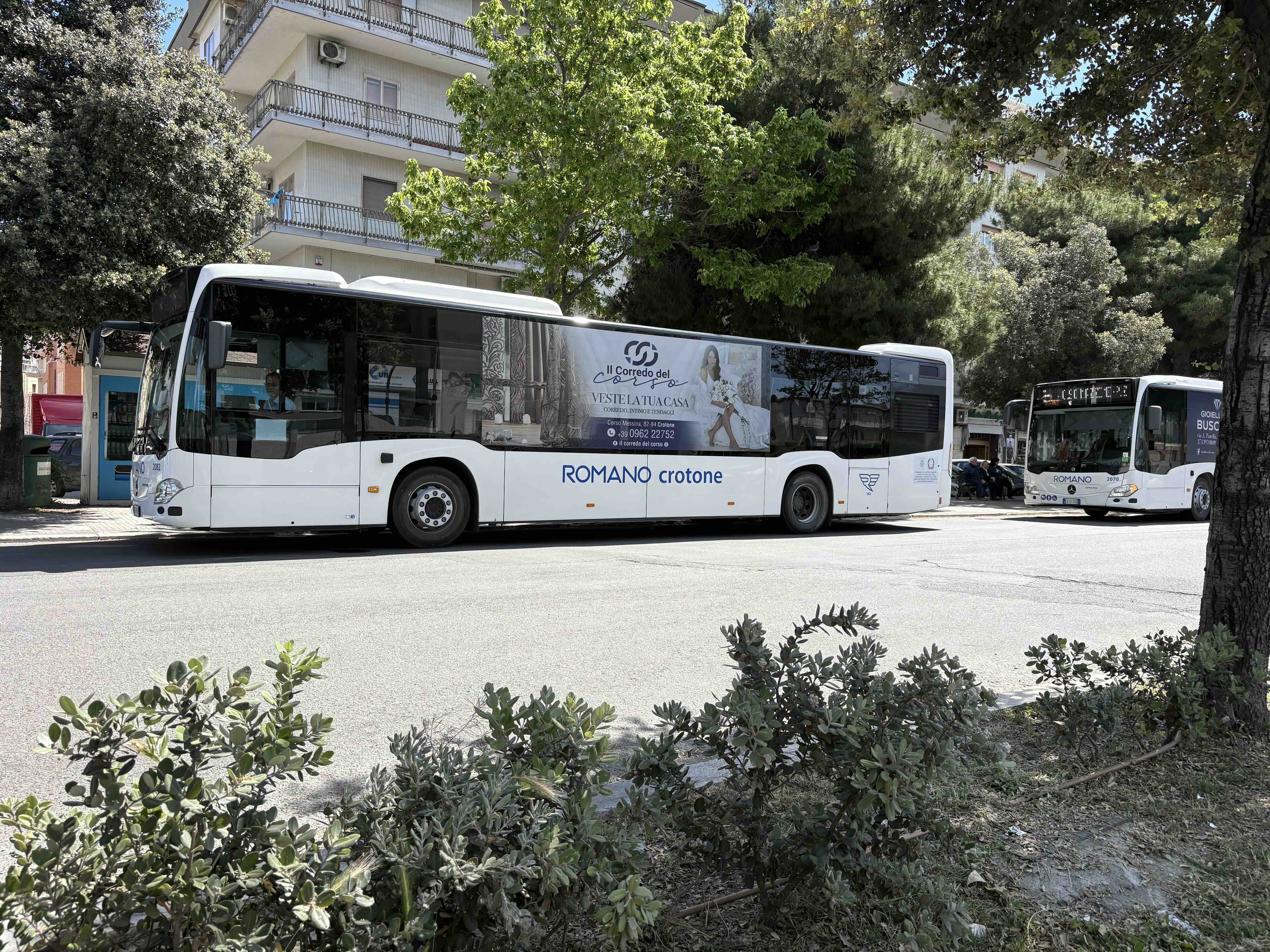 Campagna Il Corredo del Sogno su bus urbano